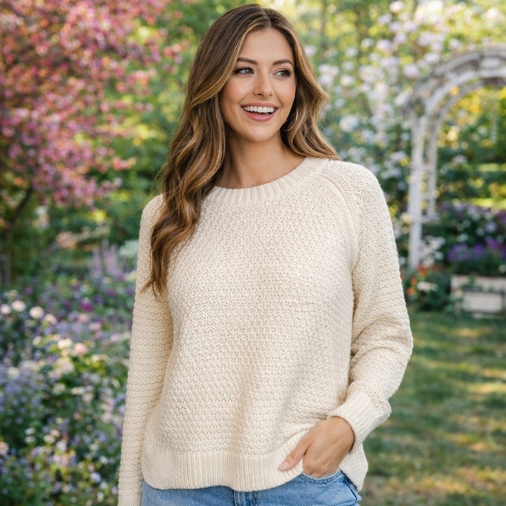 Gorgeous Cream Madewell Sweater Size XS